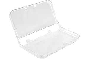 Fukaisu 2pcs Clear Case for New 3DS XL, Transparent Hard Case Ultra Clear Shell Protective Cover Only for New 3DS XL Transpar