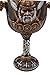 Atlantic Collectibles Norse Mythology Viking Odin Warlord Dragon Longship 8oz Resin Wine Goblet Chalice With Stainless Steel Liner