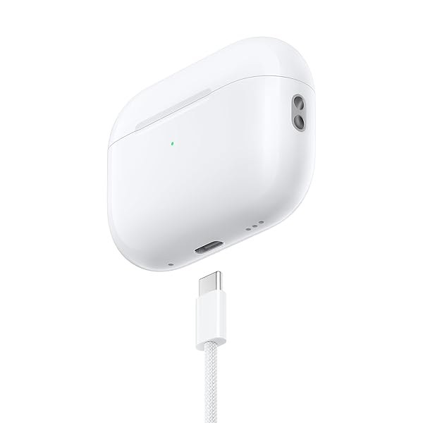 APPLE AIRPODS PRO (2ND GENERATION) WITH MAGSAFE CHARGING CASE (USB-C) (RENEWED)
