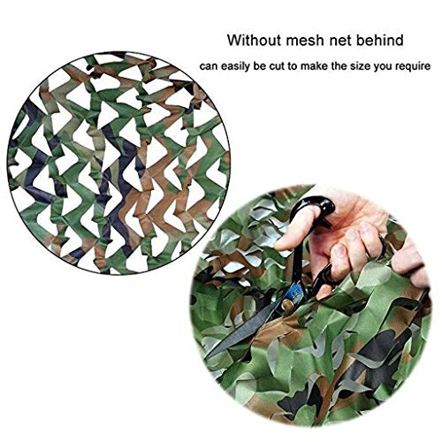ZXQ Army Camouflage Net Woodland Quartermaster Tarpaulin Shooting Hunting, Hidden Shelter Shade Party Decoration Available (Color : Green, Size : 6X8M)