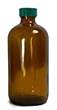 Qorpak GLC-02004 Type III Glass Boston Round Bottle