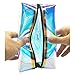 Holographic Iridescent Makeup Bag, Hologram Cosmetic Bags Large Toiletries Pouch Handy Makeup Pouch, Wristlets Organizer Women Clutch Evening Bag, Valentines Day Gifts, Eye Pattern
