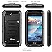 iPhone 8 Plus / 7 Plus Waterproof Case Heavy Duty with Built-in Screen Full Body Protective Shockproof Drop Proof Hybrid Hard Cover Military Outdoor Sport for Apple iPhone 8 Plus / 7 Plus (T-Black)
