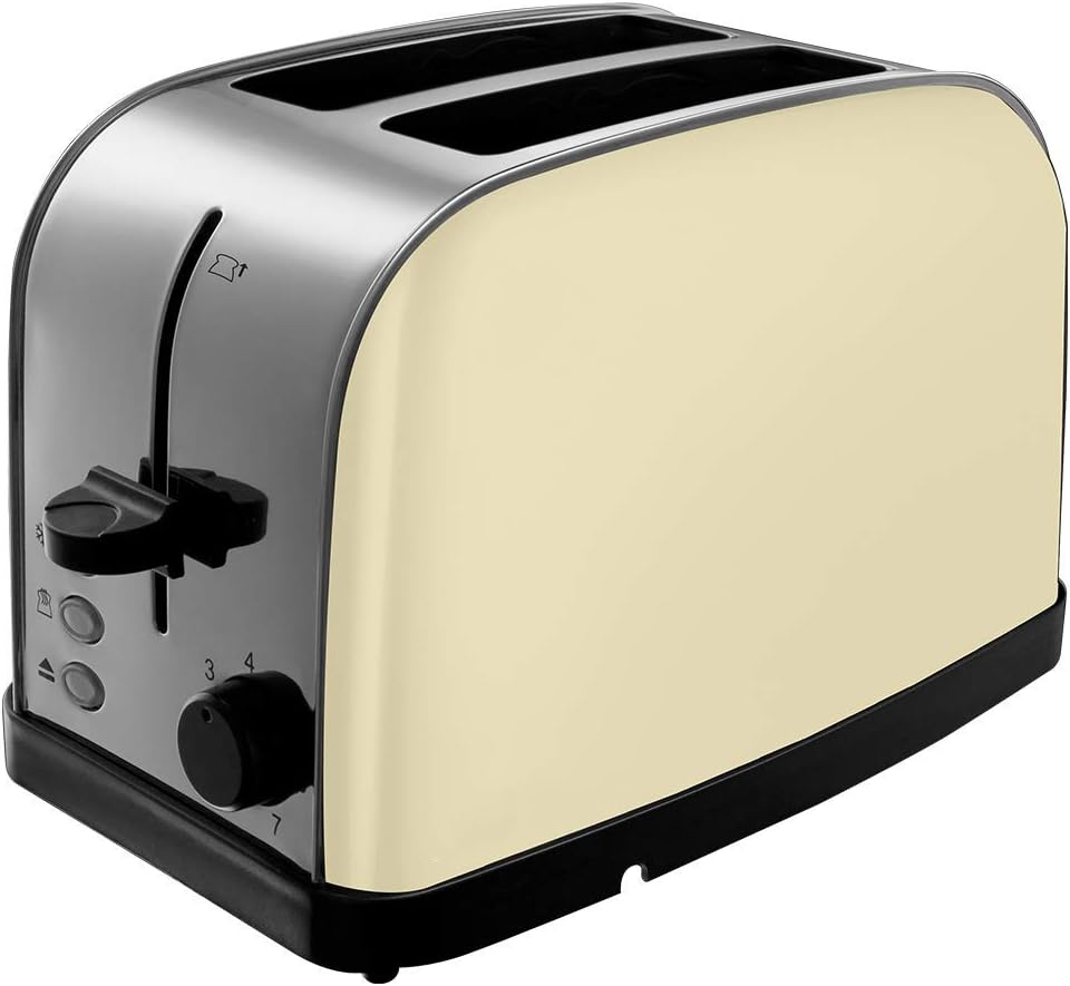 Toaster Stainless Steel Extra Wide Long Slot Toasters with Defrost