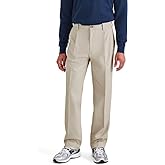 Relaxed Fit Signature Iron Free Khaki with Stain Defender Pants - Pleated