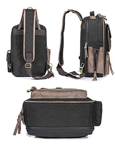 5 Canvas+Messenger+Backpack+Shoulder+Rucksack