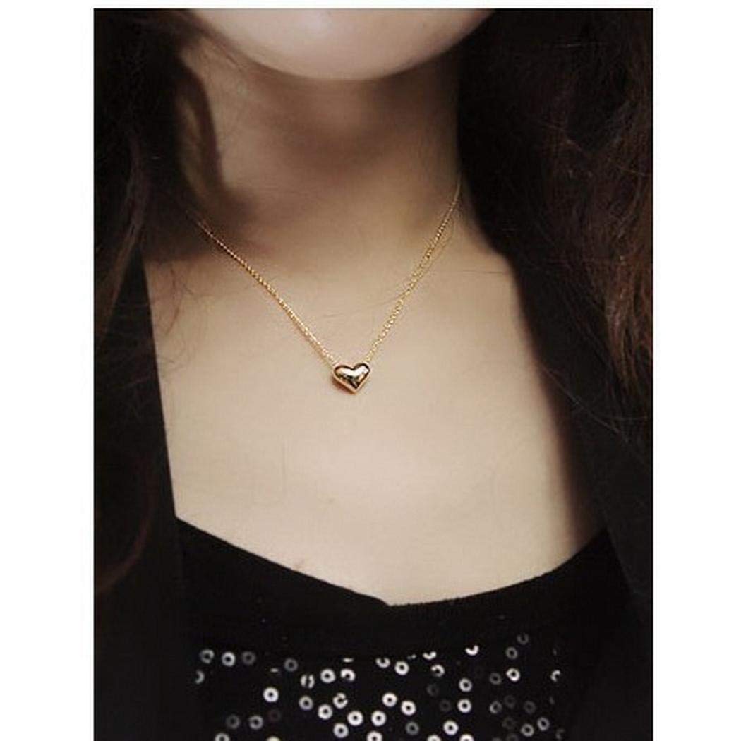 marris Alloy Heart Pendant Necklace Charm Necklace Clavicle Chain Women Jewelry Gift Pendant Necklaces