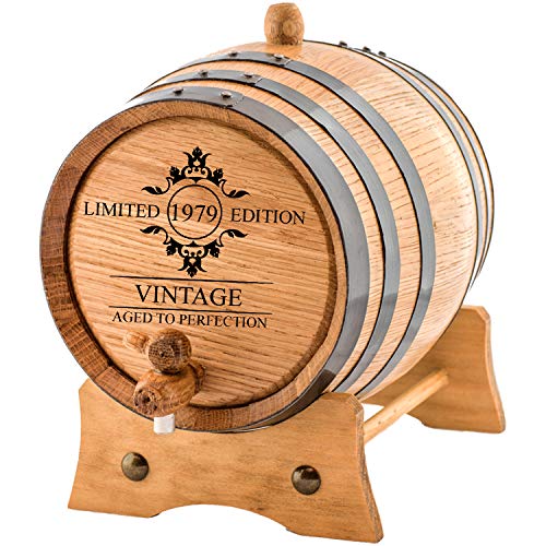 Personalized Limited Edition Custom Engraved American Premium Oak Aging Barrel Whiskey