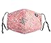 Dust Mask Reusable Can Be Washed- N95 Respirator Cotton Mask 5 Layer Activated Carbon FilterCotton Mask Insert Anti Pollution Mask Mouth Mask (Set of 6 Filters)