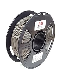 AIO Robotics aiogray PLA Filamento impresora 3d, 0,5 kg Spool, dimensional Precisión +  0,02 mm, 1,75 mm, Gris