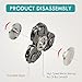 Dacra For UFO Tri-Spinner Fidget EDC ADHD Focus Longer rotation Toy With More Stable and Smaller Friction, Great for Anxiety Relief & Deep Thought