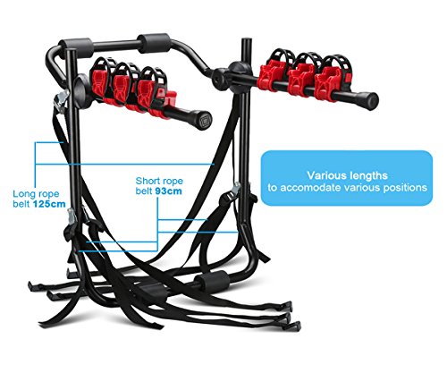 Horly Car Bicycle Rack Storage Quick Installation Stand SUV Vehicle Bike Cycling Carrier Car Racks Stand Trunk Mount Car Frame