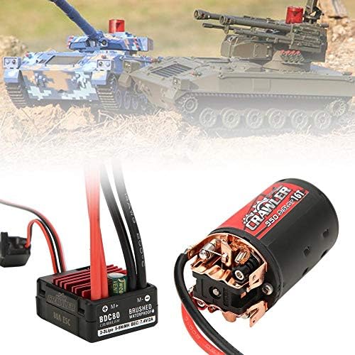 Rc Moteur Brushed 550 0 57 Wire 5 Slot 16t Moteur Brosse d80a Esc Rc Accessoire Pour Rc Voiture Jeux Et Jouets Maquettes Et Modelisme Estiloss Com