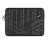 [Best Comfortable Laptop Sleeve Ever] TOMANTEK 13-13.3 Inch PU Polyester Slow-recovery Sponge Shockproof & Water-resistant Laptop Sleeve Case Bag/Ultrabook Laptop Tablet Bag Case/Skin Cover, Black