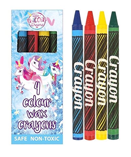 Wachsmalstifte Deluxe Unicorn Crayon Pack 4 Colour Wax Crayons By Lizzy®  Pack Of 1 Spielzeug Dghelp.com