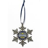 Michigan Wolverines College Football Playoff (CFP) 2023 National Champions Snowflake Ornament