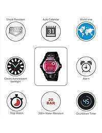 Casio G Shock BG-169R-1BCR Baby-G - Reloj de cuarzo para mujer, color negro