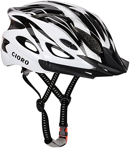 GIORO Adult Bike Helmet for Men Women Bicycle Helmets CPSC Certified Lightweight for Road Urban Mountain BMX Cycling Safety Protection with Removable Visor & Adjustable Reflective Strap