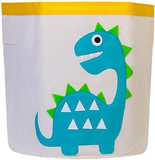 Cestos Para Lavandería Plegables,Los Niños Cartoon Dinosaurio Canasta