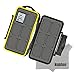 Kupton Memory Card Case Water-resistance Shockproof Carrying Bag Box for 12 Piece SDHC/SDXC Card/MicroSD Card SD Card Superfine Fiber Cloth