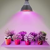 Albrillo Grow Light Full Spectrum, Growing Plant LED Bulb 24W E26 for Greenhouse Hydroponic Organic