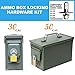 Aolamegs Ammo Box Can Lock Hardware Kit .50 Cal, Fat 50,l 30 Cal, 20 mm, 40 mm