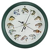 Mark Feldstein & Associates Splashing Gamefish Clock, 13"
