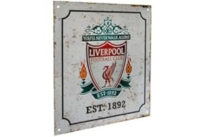 NXSCI Footie Gifts Liverpool F.C - Metal Retro Logo Sign