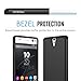 Sony Xperia C5 Ultra Case, MoKo [Shock Absorption] Slim Dual Layer Protective Case with Soft Silicone Bumper and Rigid PC Back Cover for Sony Xperia C5 Ultra 6.0 Inch (2015) - Black