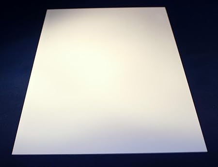 2x Kunststoffplatte ABS 300x200x1mm | weiß