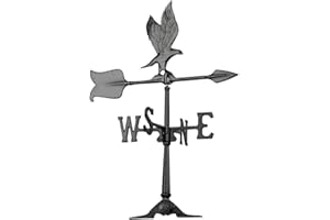Whitehall Products Eagle Accent Weathervane, 24-Inch, Black
