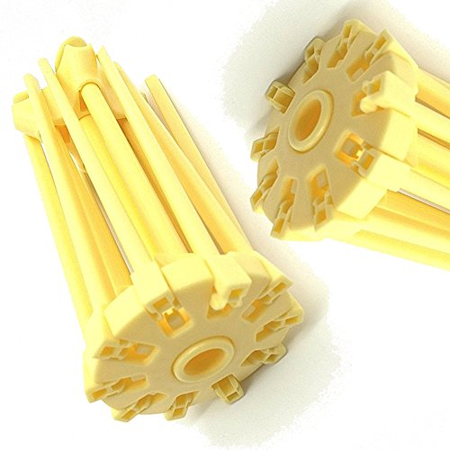 Budesi 10 Arms Food Grade ABS Plastic Matrial Collapsible Spaghetti/Pasta Drying Rack or Household Noodle Dryer Stander Fram Holder - Thumbnail 2
