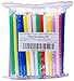 Harileminy Pack of 100 Pieces 8 Inch Long Assorted Bright Color Jumbo Smoothie Straws Extra-Wide Drinking Straws for Boba Bubble Tea,Milkshakes Slushies Party Straws,Healthy Drinks Disposable