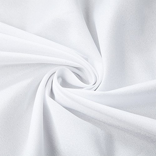 Haperlare 14ft Tablecloth White Tulle Table Skirt Queen Snowflake Wonderland Tulle White Tablecloth Tutu Tablecloth Skirting for Wedding Party Baby Shower Christmas Birthday Banquet Table Decorations