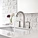 Friho Lead-Free Commercial Two Handle Chrome Bathroom Vanity Sink Faucets Widespread Bathroom Faucet