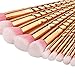 Saking 10 Pieces Unicorn Makeup Brushes Set Professional Foundation Eyebrow Eyeliner Blush Cosmetics Brush Kit