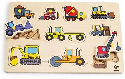 Hape Construction Site Peg Puzzle by Hape International