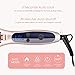 Hair Straightening Brush, SwanMyst Ceramic Ionic Hair Straightener Brush Iron with Water-proof Travel Pouch, Auto Temperature Lock and Auto Shut-off Function, Dual Voltage, Rose Gold