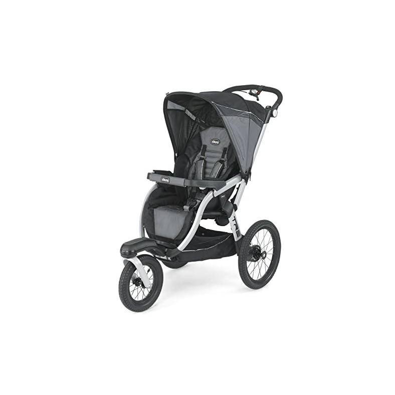 Chicco TRE Jogging Stroller – Titan | Black/Grey