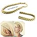 MERRYLIGHT Women's Adjustable Elastic Hair Band Braided Hair Headbands (Light Gold Blonde-863)