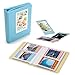 Mini 8 Accessories, 13 in 1 Fujifilm Bundle(Blue Case/Standing Album/strap/Book Album/Colored Filters/Selfie Lens/Wall Hang Frames/Frames/Sticker Borders/Decor Stickers/Alligator Clip Photo Holders)