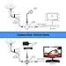 Philex Outdoor Digital TV Amplified Antenna - Dome Attic Antenna with Signal Booster Support for VHF/UHF with Built-in 4G LTF Filter Noise-Free Digital 360 Degree Reception 33FT Coax Cable, White