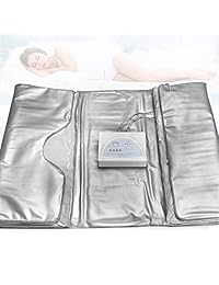 Uttiny - Manta de sauna, 110 V, 2 zonas, con infrarrojos digitales, termoterapia, para adelgazamiento, fitness