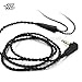 KZ Black Silver Plated Wire Earphones Upgrade Cable for ZS10/ ZST/ZS10/ZS6/ZSA/ES4/ZSR Pins Detachable Audio Cord (B PIN for KZ ZST/ZS10/ES3/ES4)