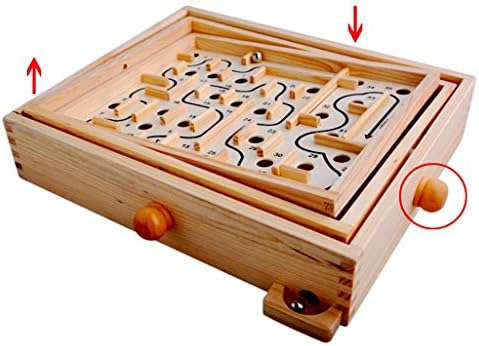 Amazon Hostar 人気の迷路ゲーム ぐるぐる迷宮 木のおもちゃ 新感覚バランスゲーム 子供 キッズ 知育玩具 バランスゲーム おもちゃ