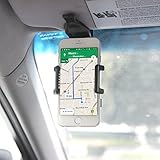 Cellet Universal Visor Car Mount Phone Holder with Easy Mounting System Fits Most Smartphones and PDA Devices Including Samsung galaxy S8/S8 plus, iPhone X/8/8 Plus, Note 8 and More
