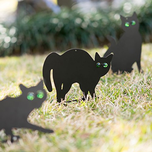 Homarden OneLeaf Garden Scare Cats Humane Pest Control Statues with