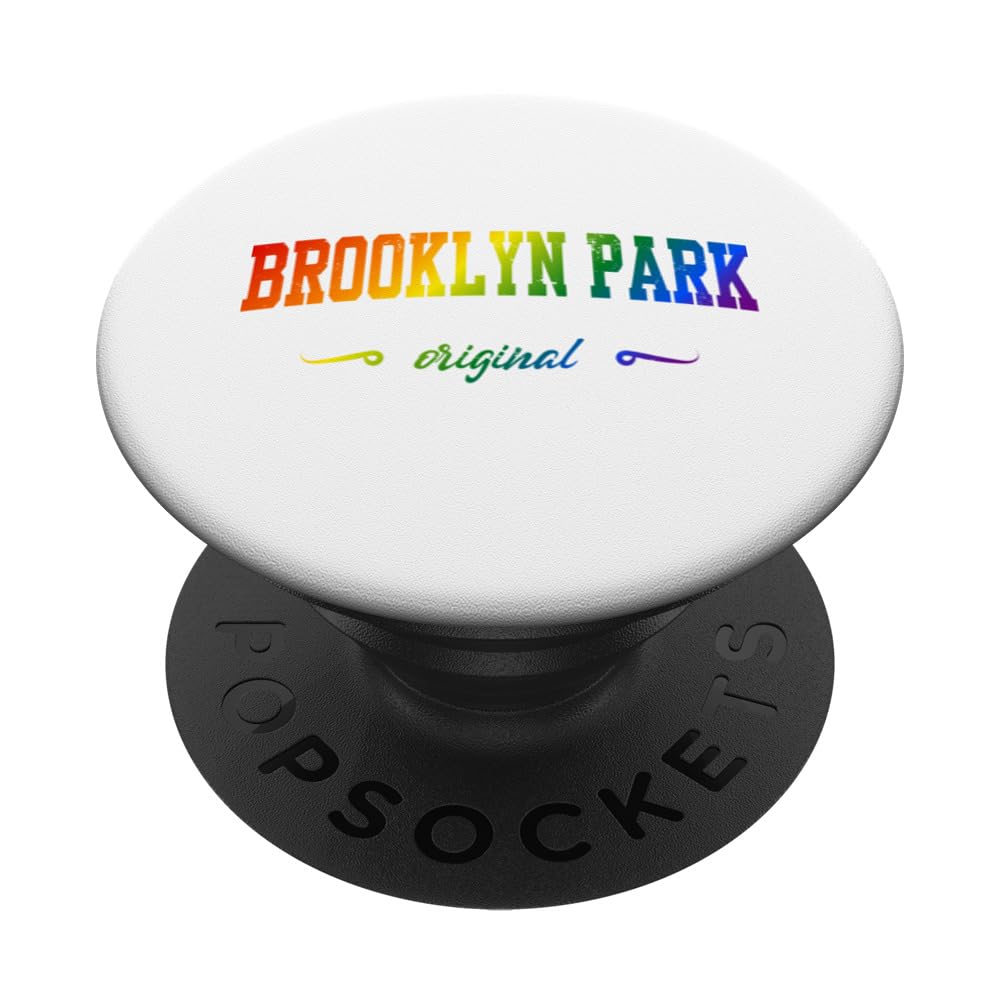 Bloomington Minnesota Vintage Lgbtqai Rainbow PopSockets Swappable PopGrip