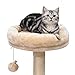FEANDREA Cat Tree with Scratching Board, Basket Lounger and Large Cave UPCT60M