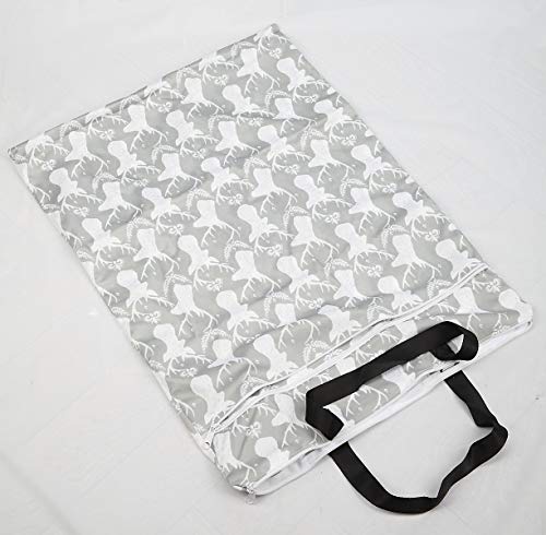 Large Hanging Wet/Dry Cloth Diaper Pail Bag for Reusable Diapers or Laundry (Deer Head) - Thumbnail 2